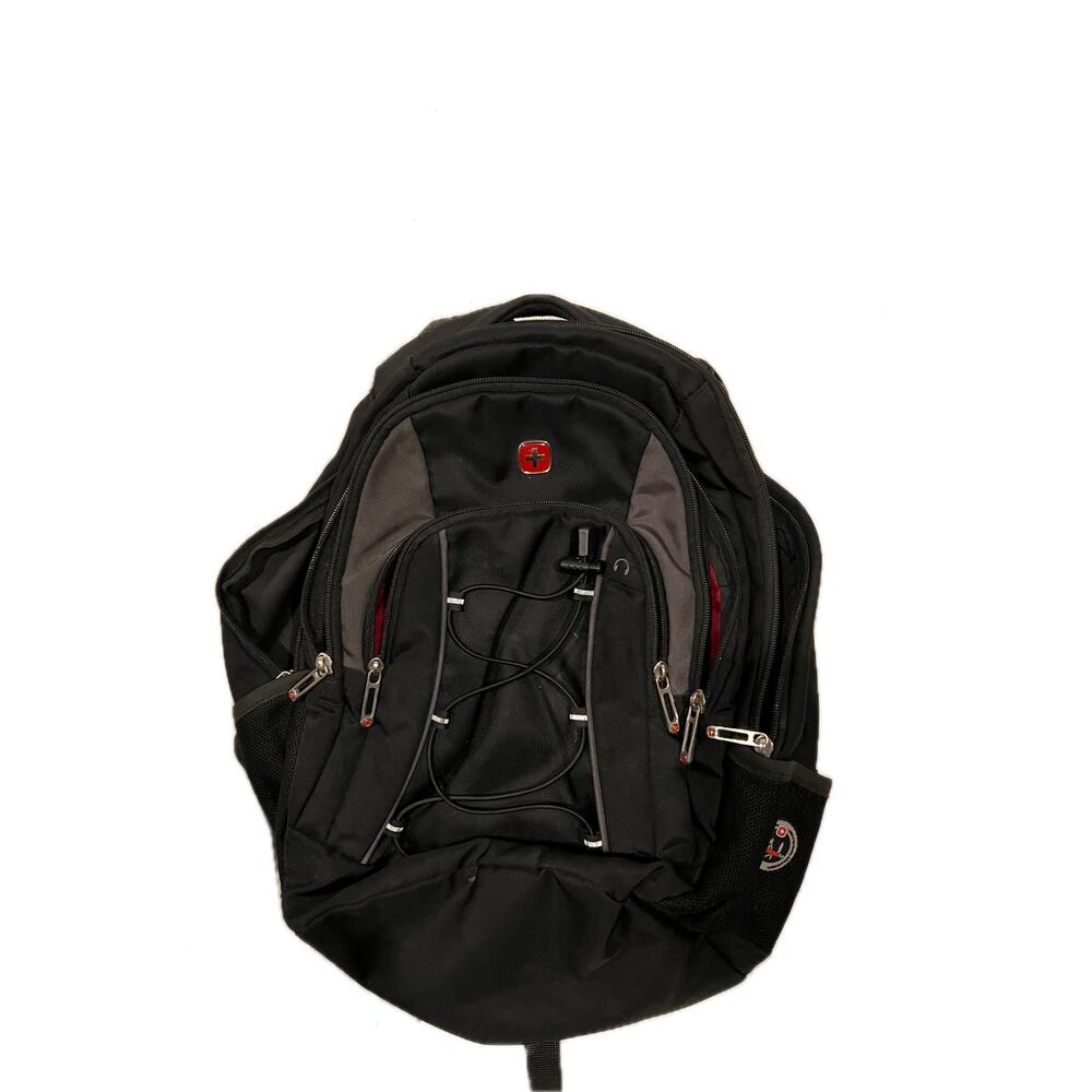 Swiss Gear Bungee Core Laptop Backpack in Black/Gray